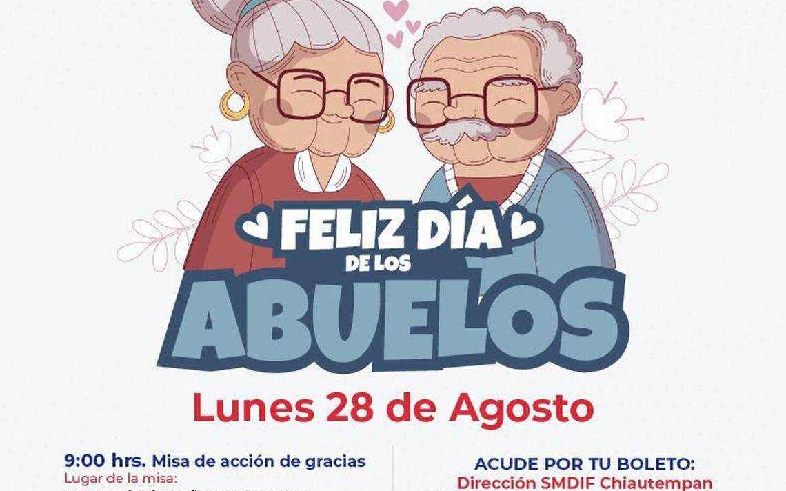 Celebrará SMDIF de Chiautempan el Día del Abuelo el próximo 28 de